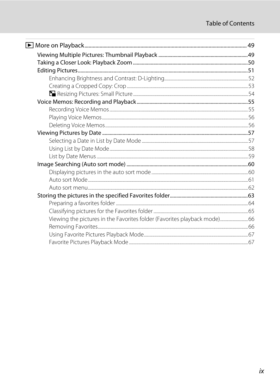 Nikon S560 User Manual | Page 11 / 172