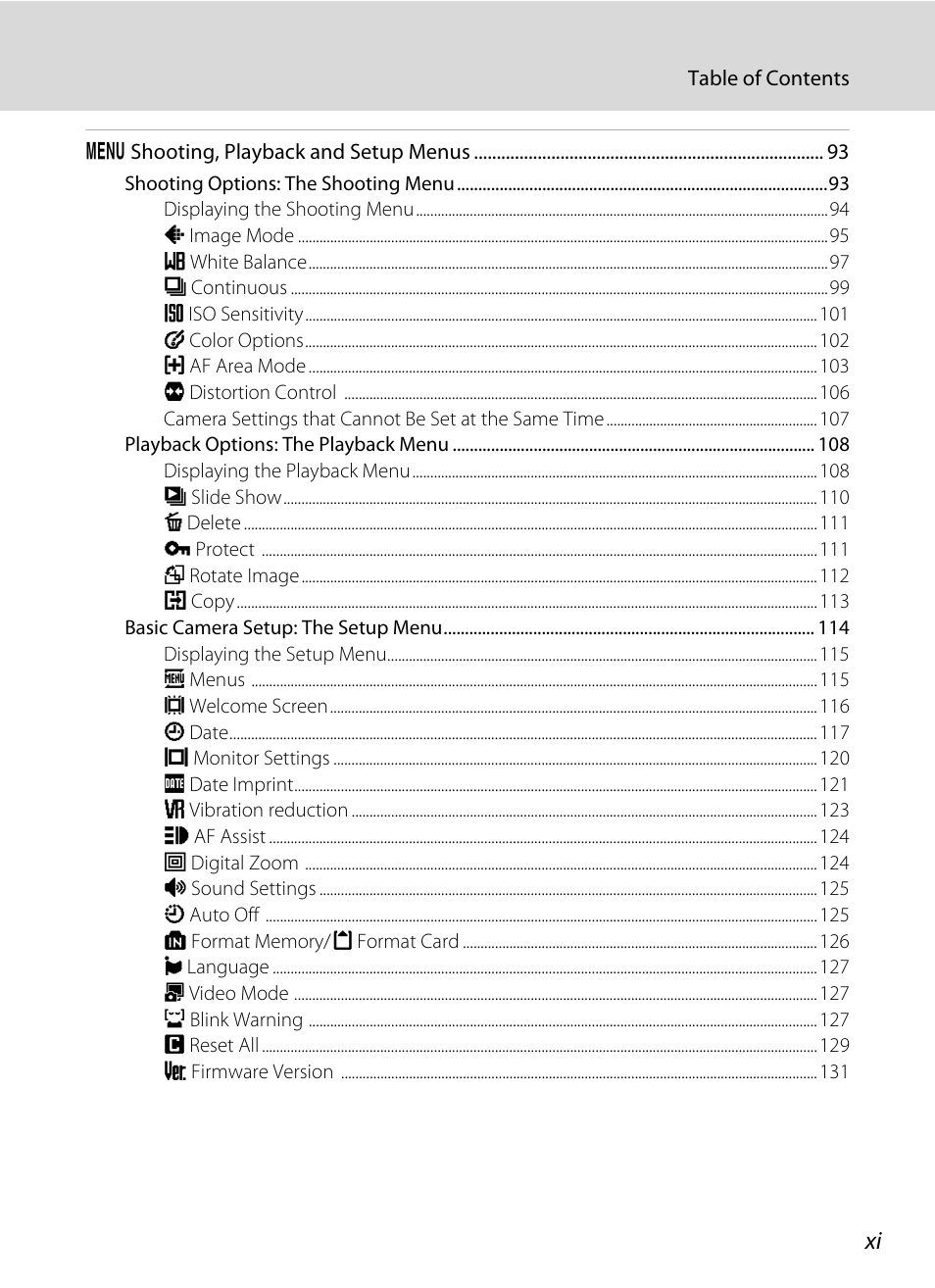 Nikon S560 User Manual | Page 13 / 172