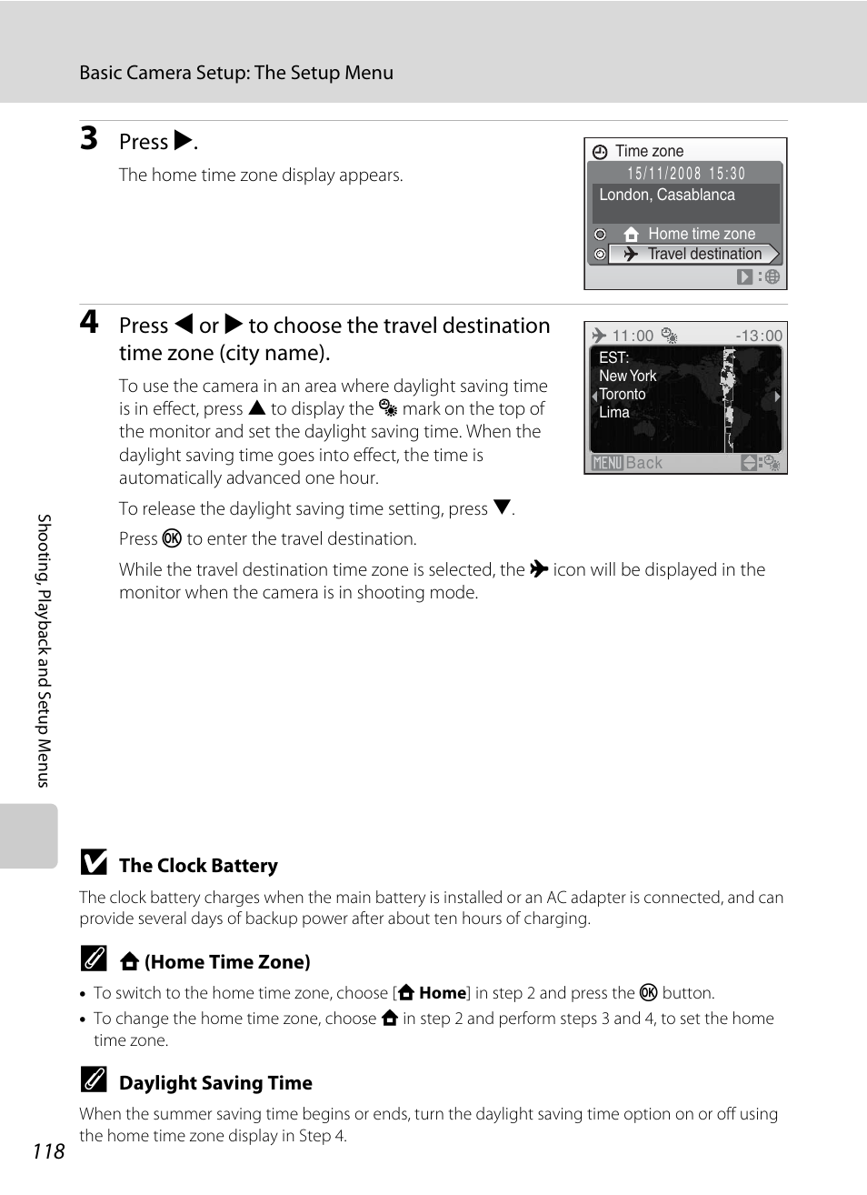 Press k | Nikon S560 User Manual | Page 132 / 172