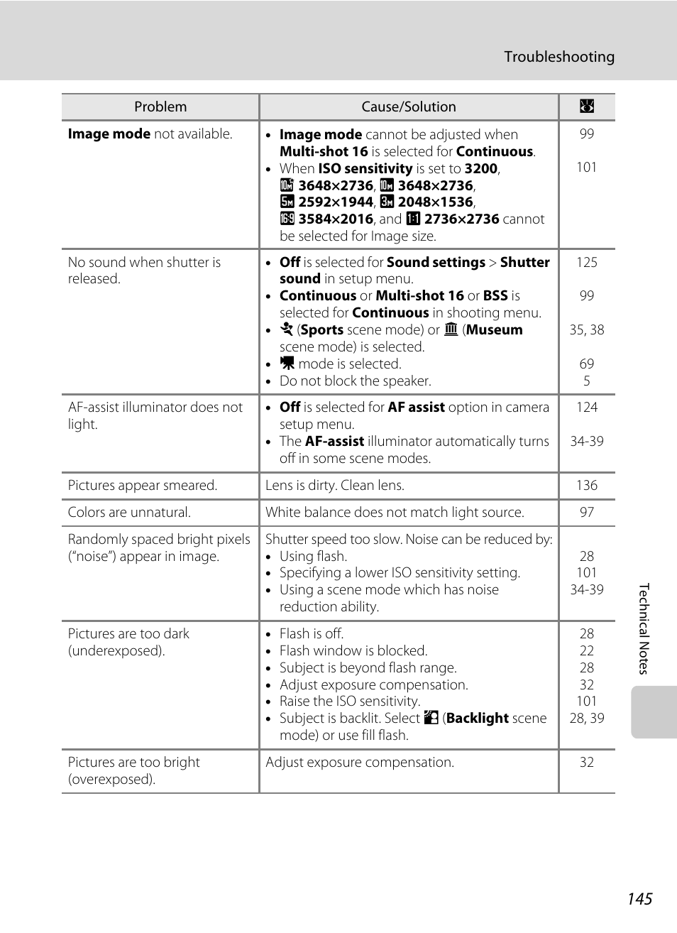Nikon S560 User Manual | Page 159 / 172