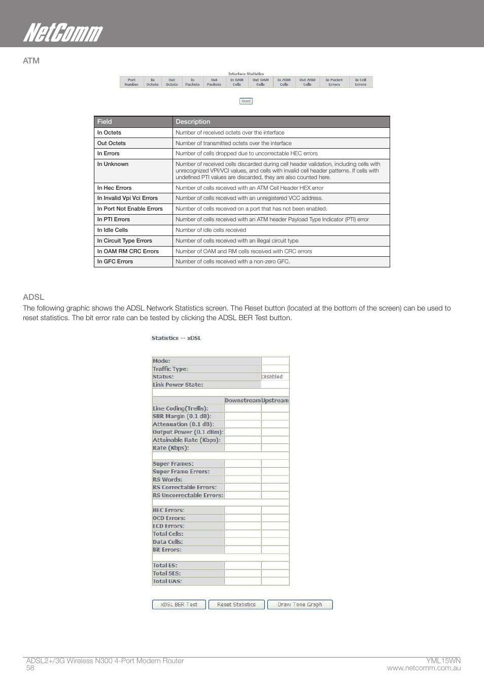 Adsl | Nortel Networks N300 User Manual | Page 58 / 72