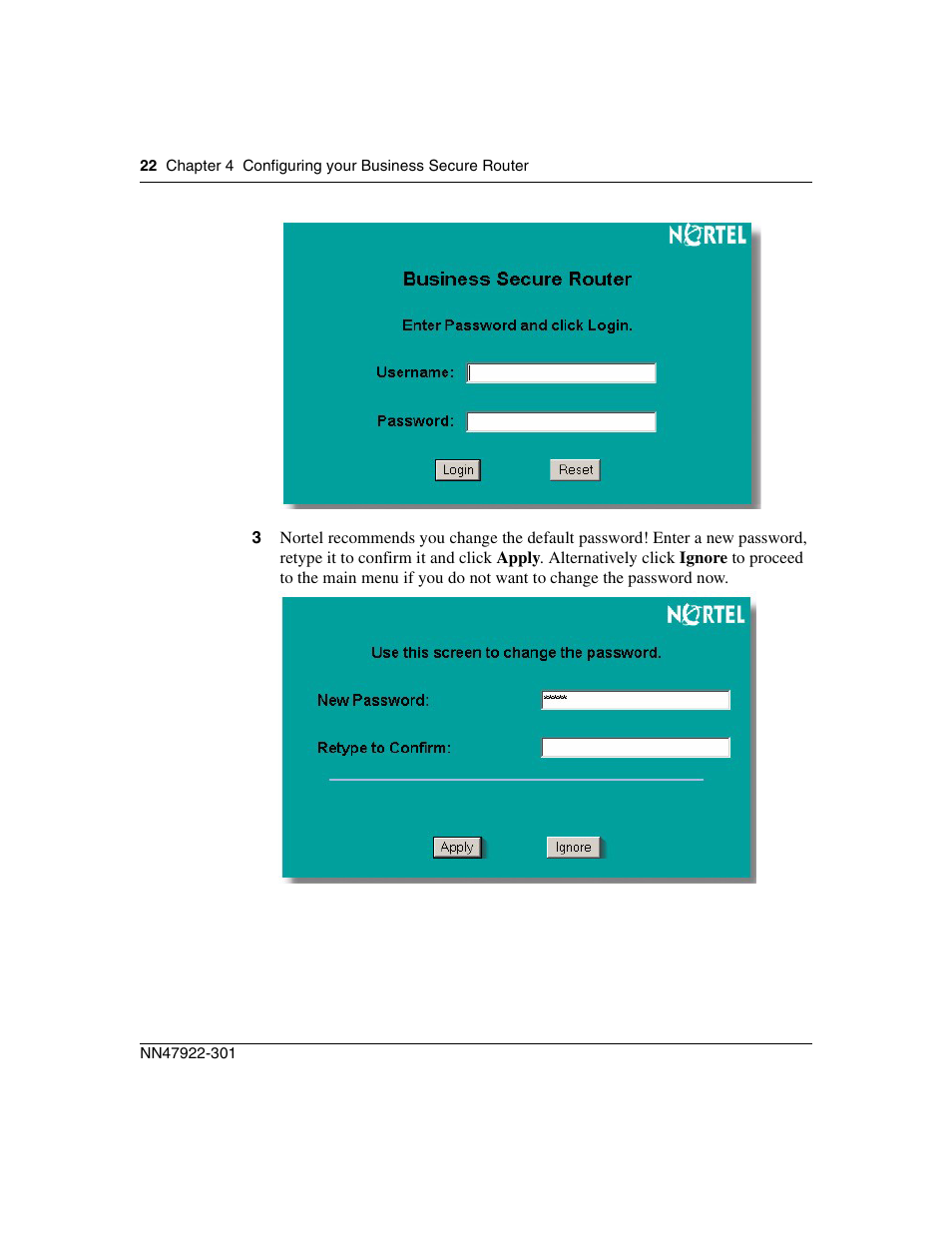 Nortel Networks BSR222 User Manual | Page 22 / 42