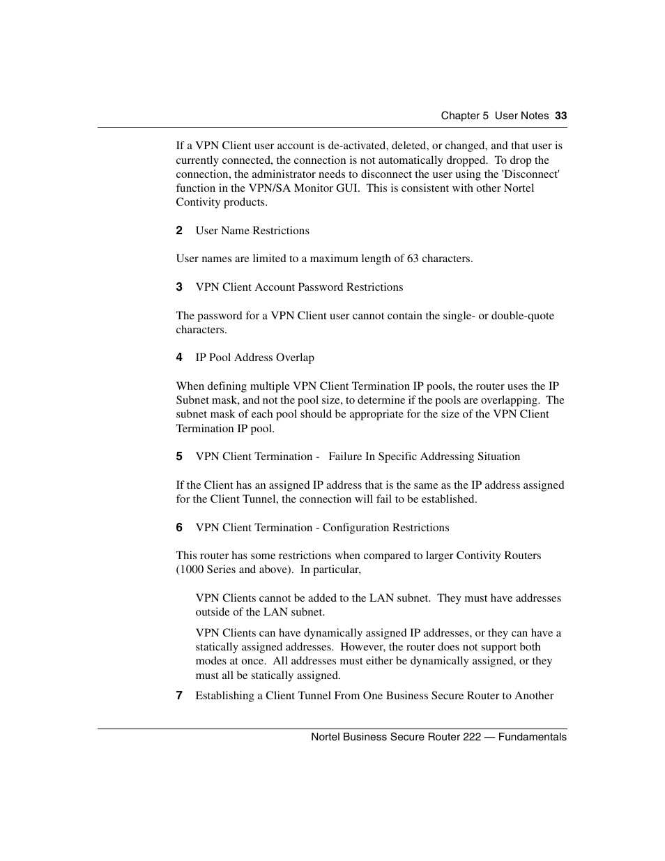 Nortel Networks BSR222 User Manual | Page 33 / 42