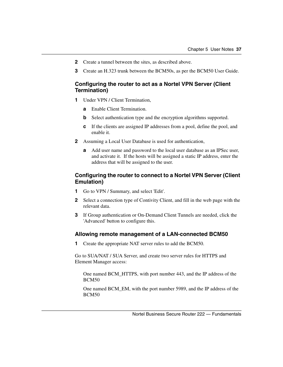 Nortel Networks BSR222 User Manual | Page 37 / 42