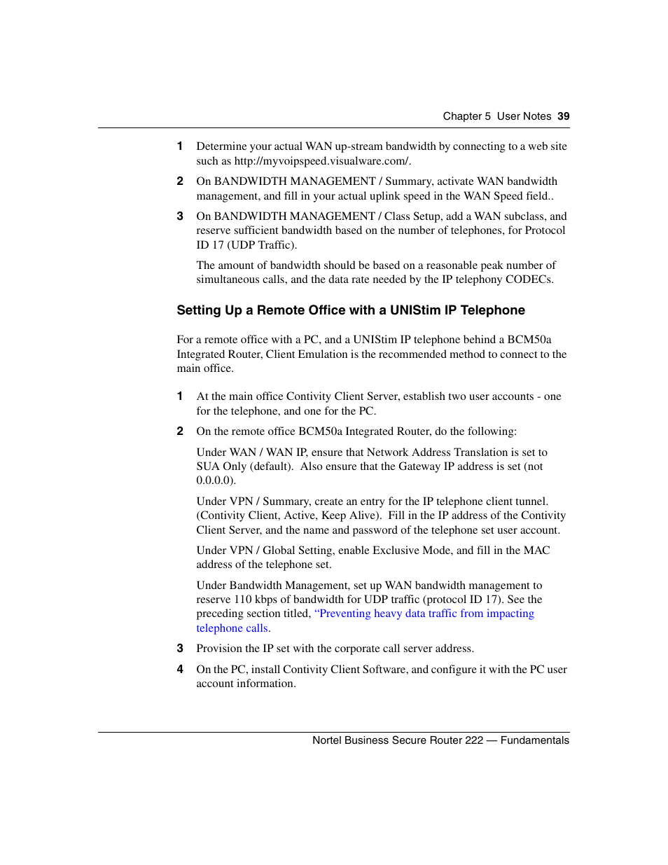 Nortel Networks BSR222 User Manual | Page 39 / 42