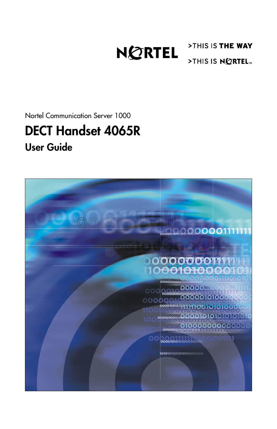 Nortel Networks 4065R User Manual | 92 pages