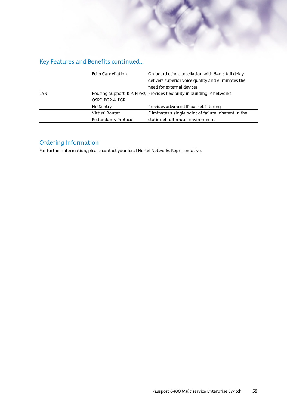 Nortel Networks 7400 User Manual | Page 68 / 252