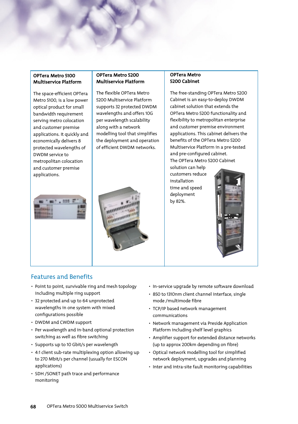 Features and benefits | Nortel Networks 7400 User Manual | Page 77 / 252