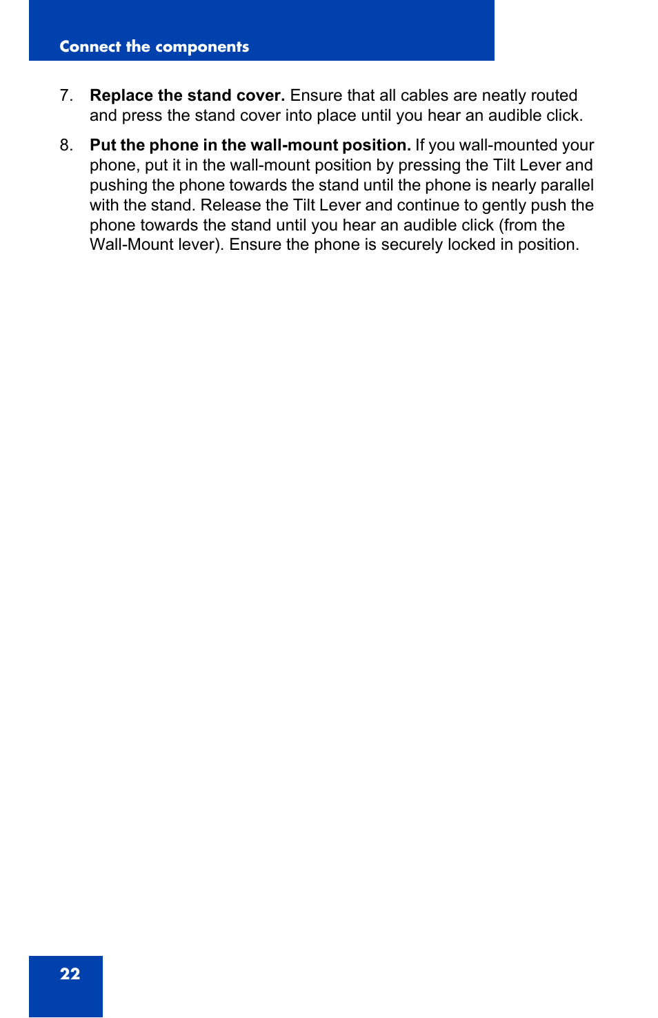 Nortel Networks Nortel IP Phone 1110 User Manual | Page 22 / 114