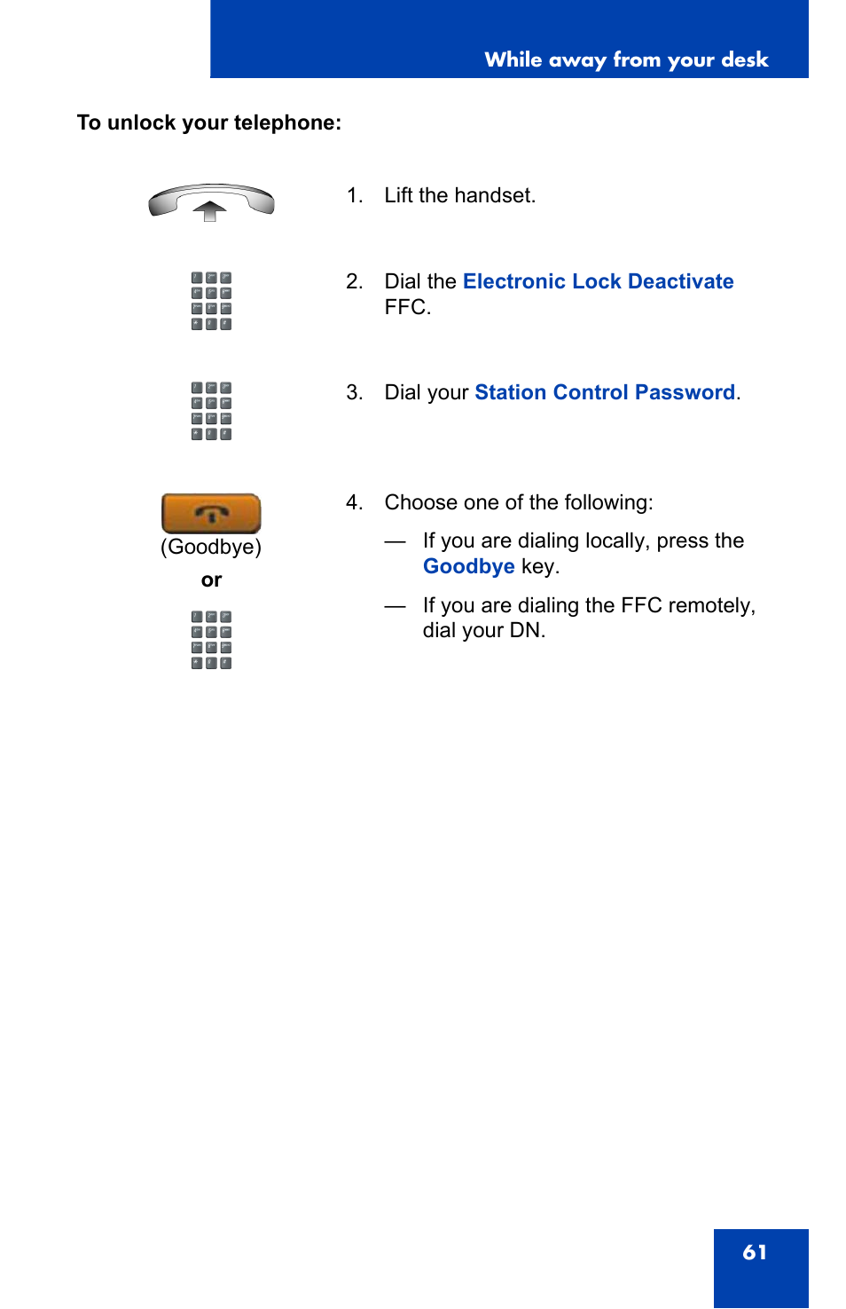 Nortel Networks Nortel IP Phone 1110 User Manual | Page 61 / 114