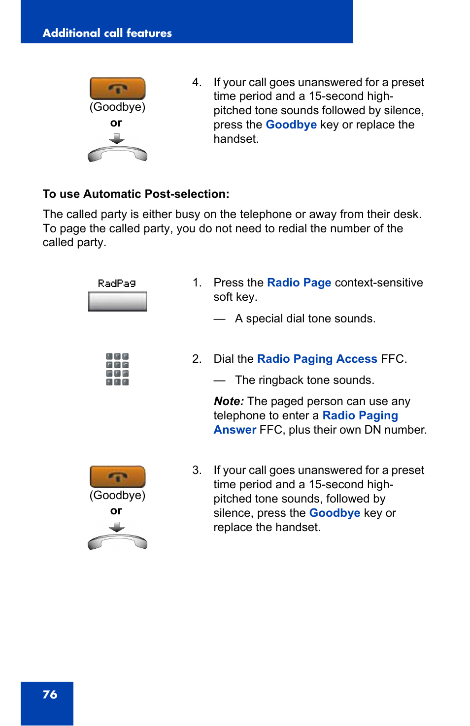 Nortel Networks Nortel IP Phone 1110 User Manual | Page 76 / 114