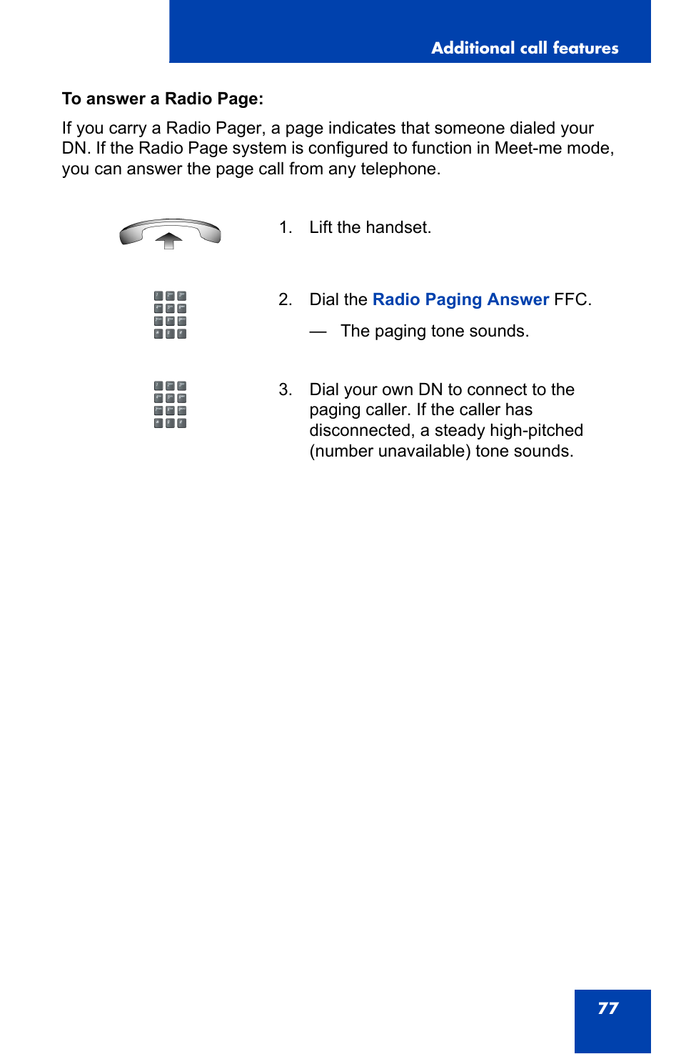 Nortel Networks Nortel IP Phone 1110 User Manual | Page 77 / 114