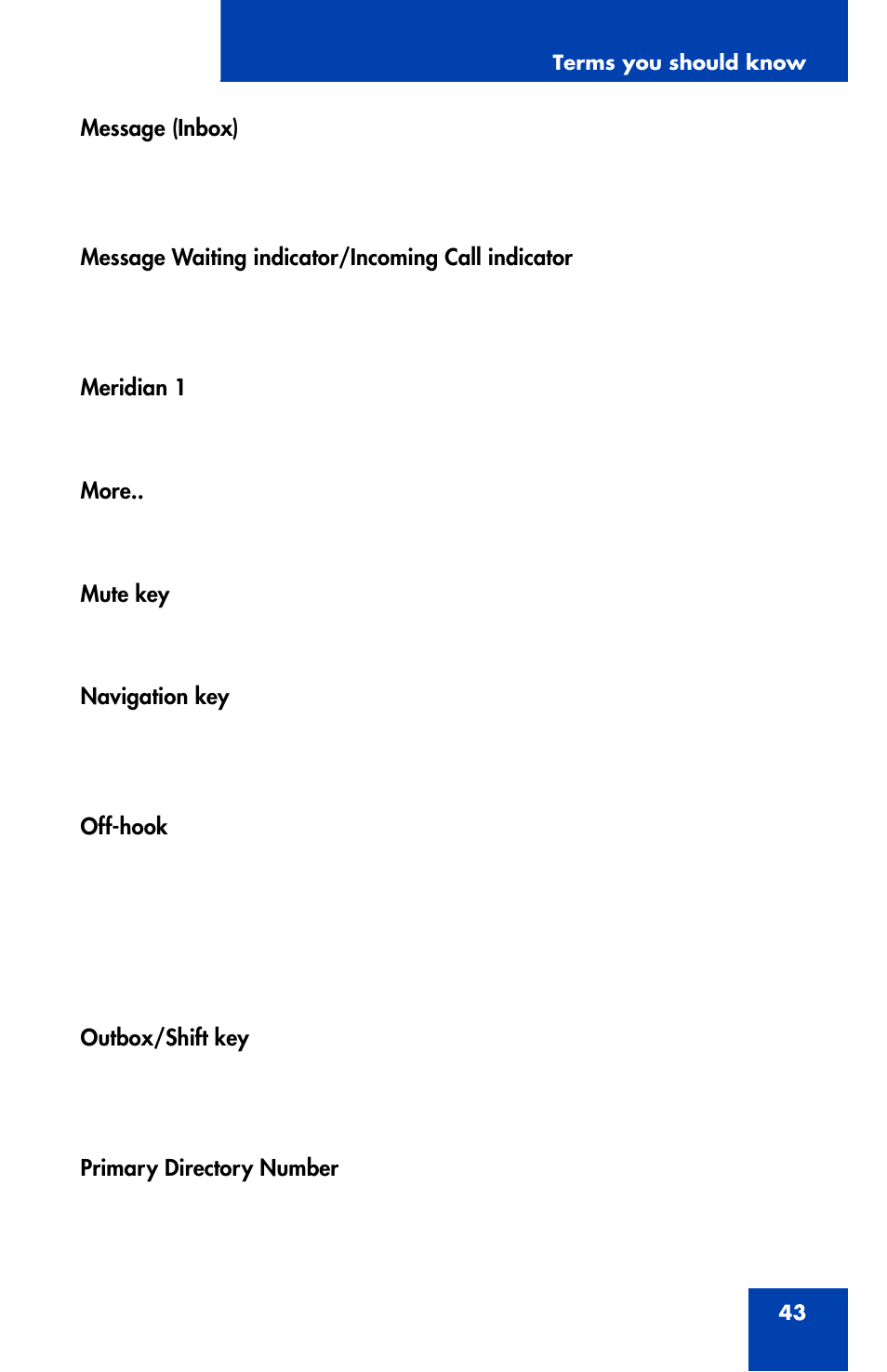 Nortel Networks 2007 User Manual | Page 43 / 54
