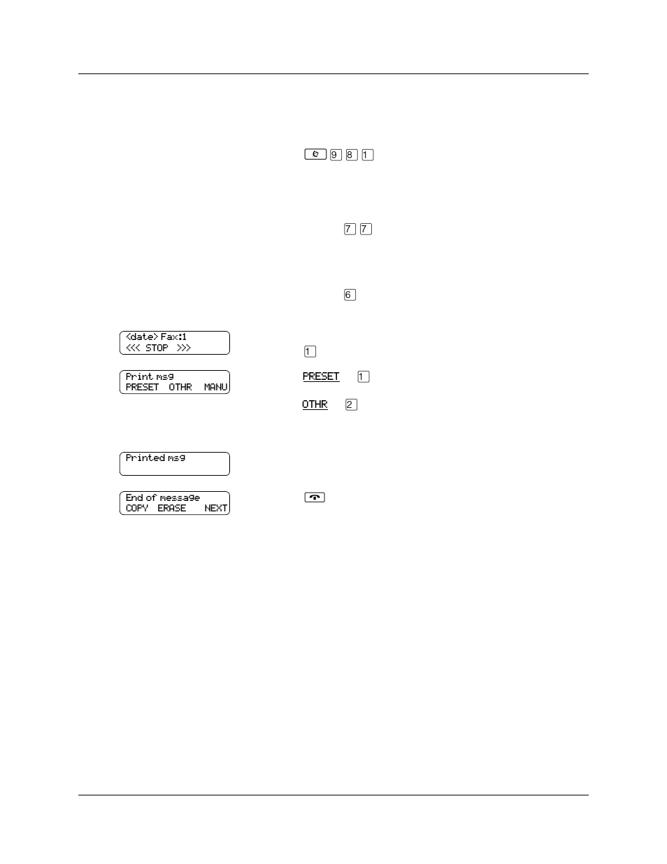 To print an individual fax message | Nortel Networks CallPilot P0941753 02 User Manual | Page 14 / 26