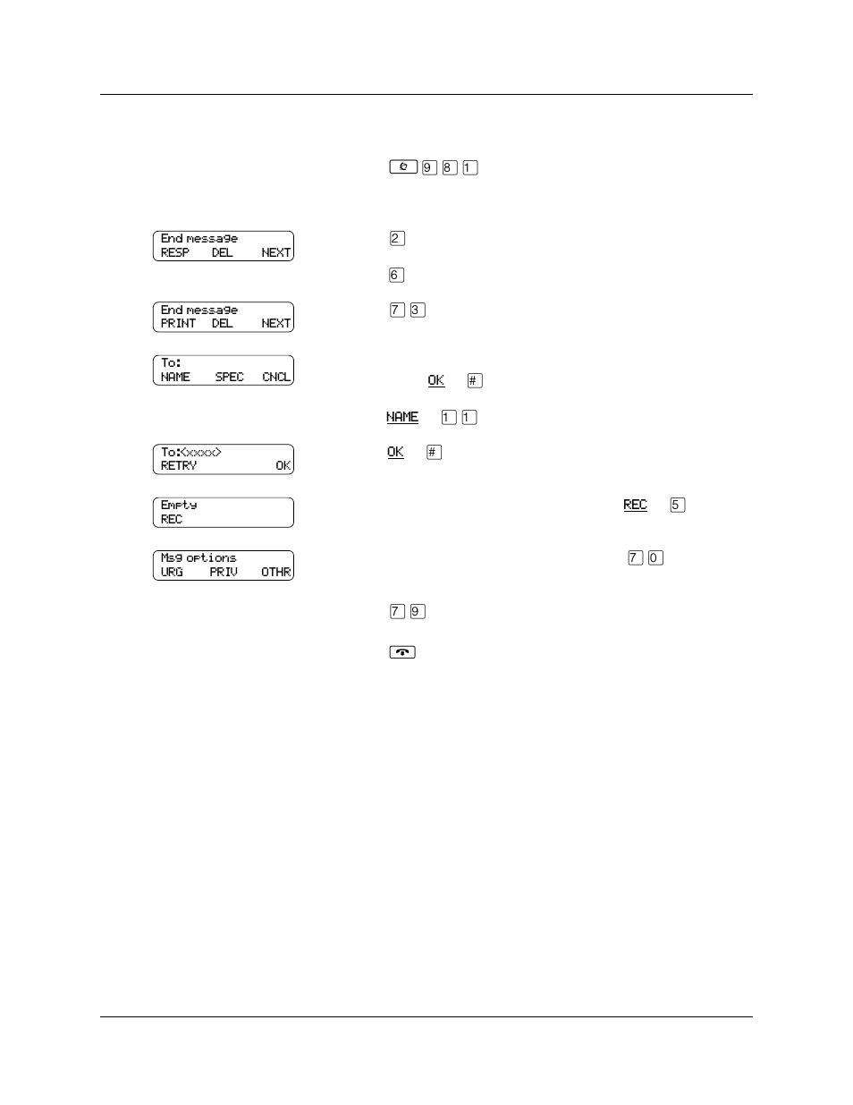 To forward a fax message to a mailbox - callpilot | Nortel Networks CallPilot P0941753 02 User Manual | Page 20 / 26