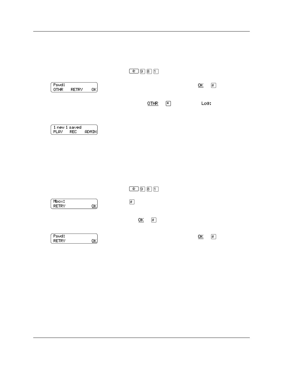 Opening your mailbox | Nortel Networks CallPilot P0941753 02 User Manual | Page 9 / 26