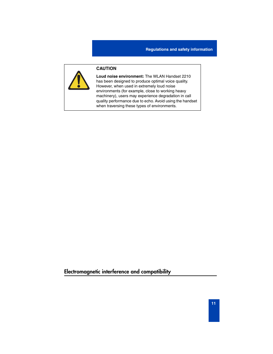 Electromagnetic interference and compatibility | Nortel Networks 2210 User Manual | Page 11 / 116