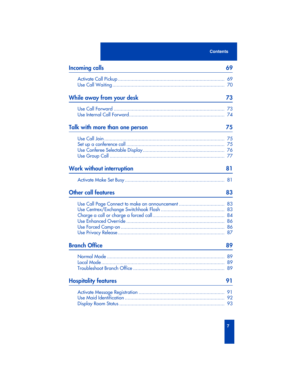 Nortel Networks 2210 User Manual | Page 7 / 116