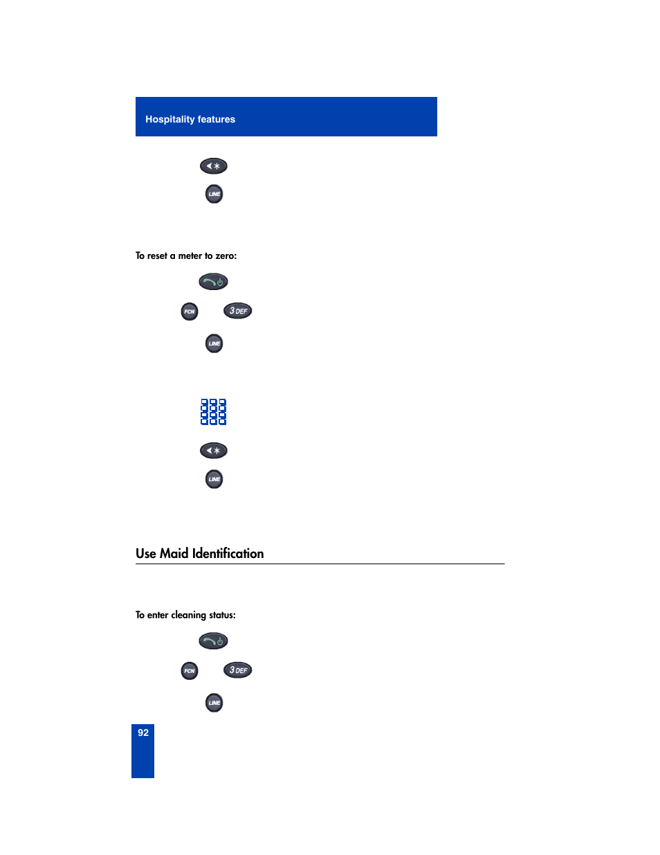 Use maid identification | Nortel Networks 2210 User Manual | Page 92 / 116
