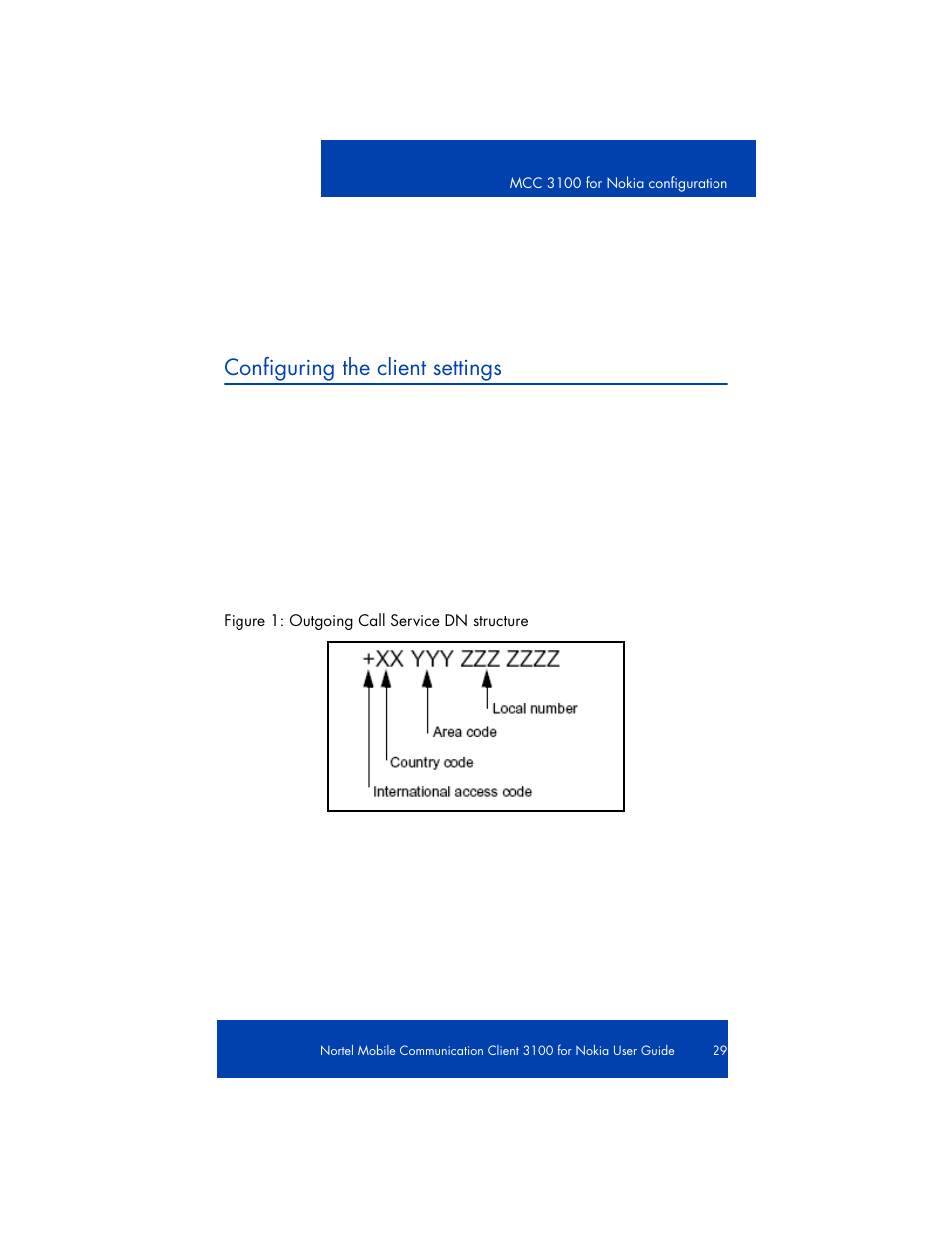 Select options, define access point, Configuring the client settings | Nortel Networks NN42030-102 User Manual | Page 29 / 78