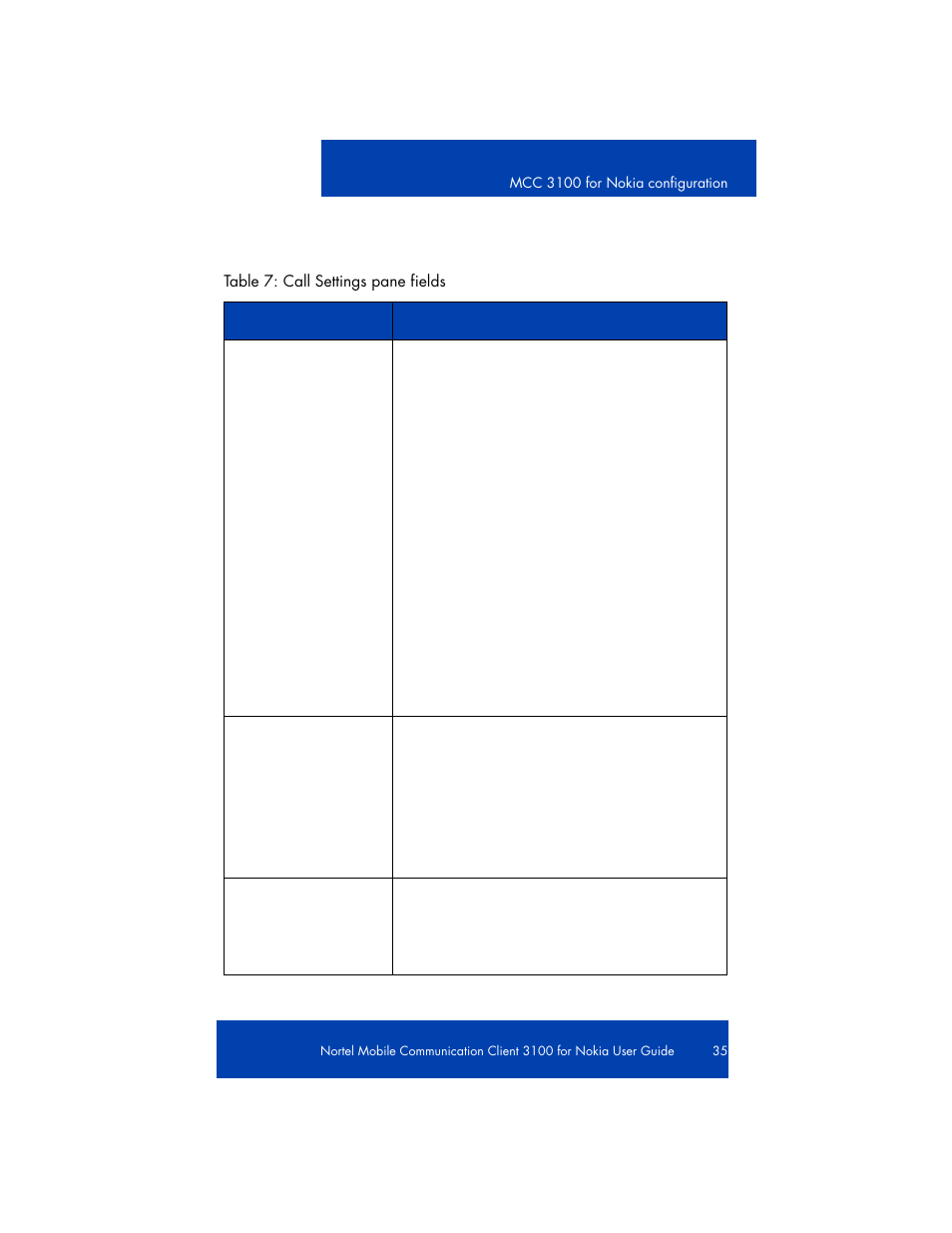 Field | Nortel Networks NN42030-102 User Manual | Page 35 / 78