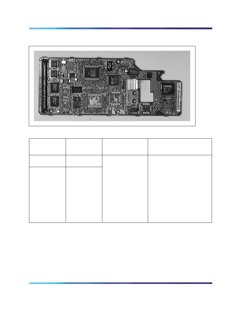Table 424 expansion daughterboards, Table 424 "expansion | Nortel Networks Circuit Card 311 User Manual | Page 1022 / 1134