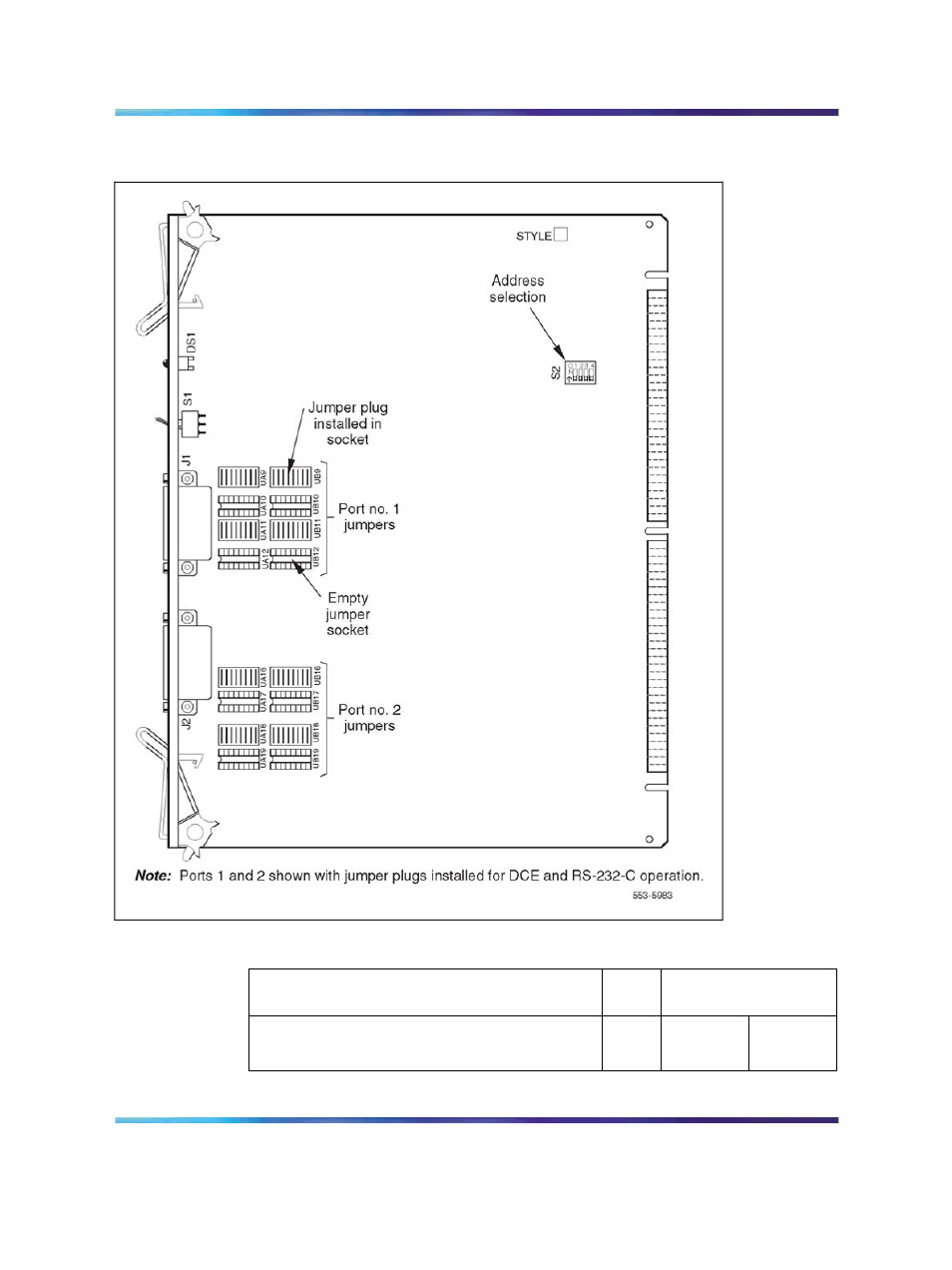 Figure 312 esdi card option switch locations, Table 448 esdi card dte/dce mode jumper settings, Tabl | Nortel Networks Circuit Card 311 User Manual | Page 1099 / 1134