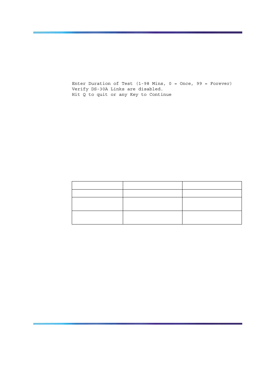 Table 110 mmi tests | Nortel Networks Circuit Card 311 User Manual | Page 254 / 1134