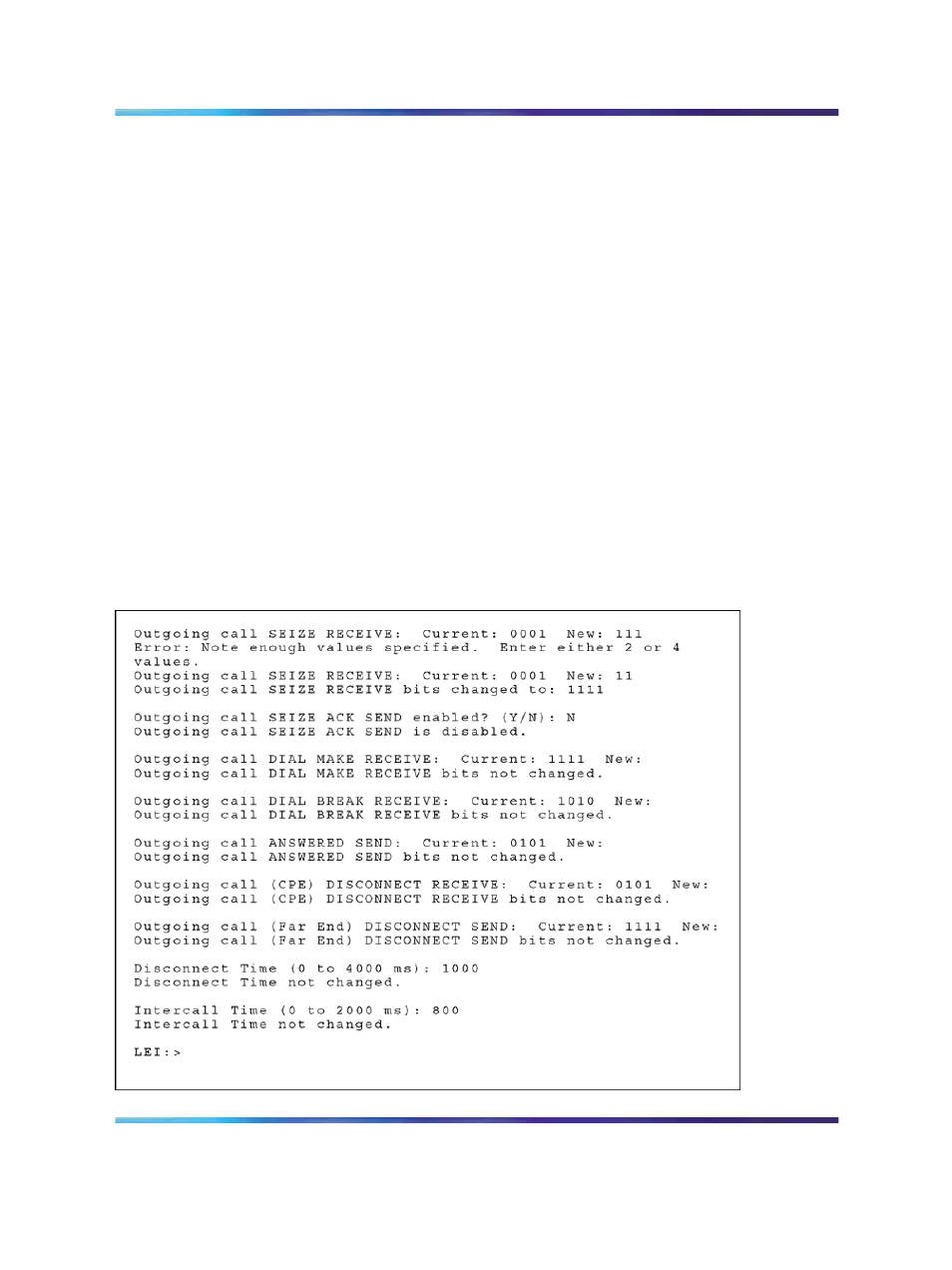 Figure 69 set mode (s m): table screen | Nortel Networks Circuit Card 311 User Manual | Page 303 / 1134