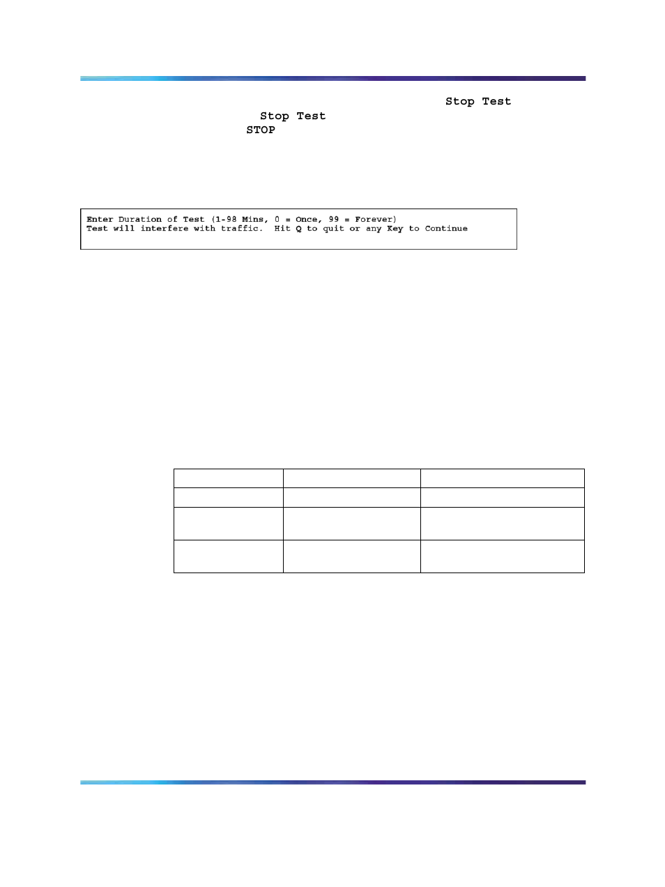 Figure 77 test parameters screen, Table 127 mmi tests | Nortel Networks Circuit Card 311 User Manual | Page 312 / 1134