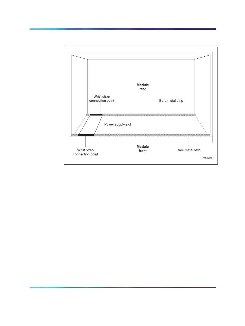 Installing a circuit card, Figure 15 static discharge points | Nortel Networks Circuit Card 311 User Manual | Page 66 / 1134