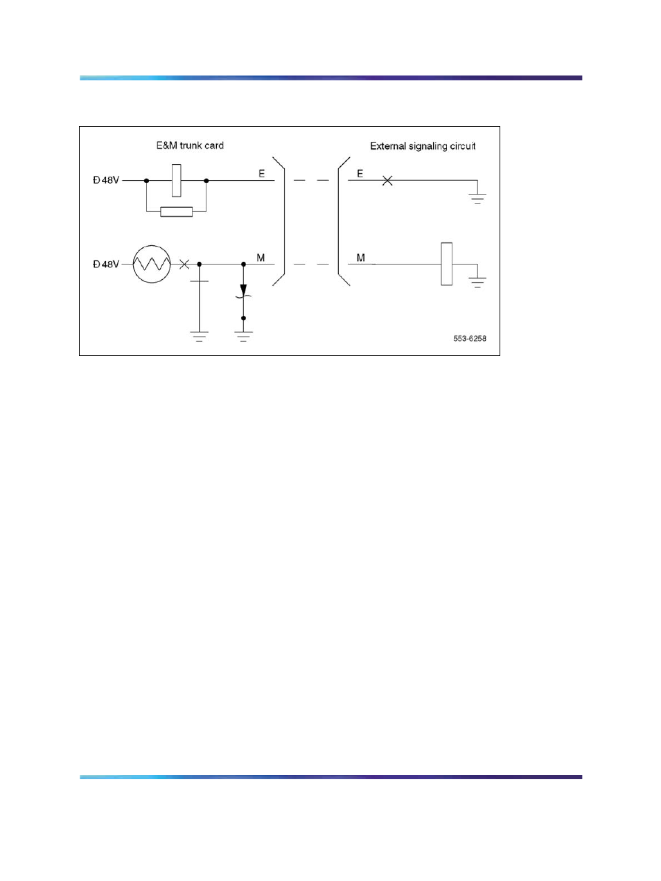 Figure 232 e and m type i signaling, Figure 232 "e and m type i | Nortel Networks Circuit Card 311 User Manual | Page 736 / 1134