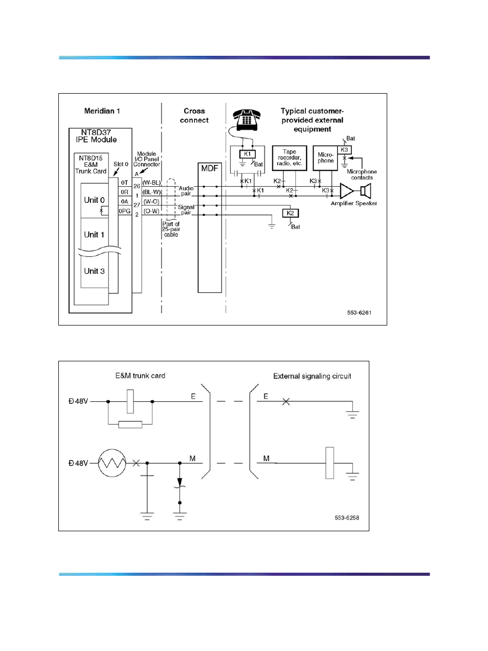 Figure 235 paging trunk operation, Figure 236 e and m type i signaling, With | Figure 236 "e and m type i, With suppor | Nortel Networks Circuit Card 311 User Manual | Page 739 / 1134