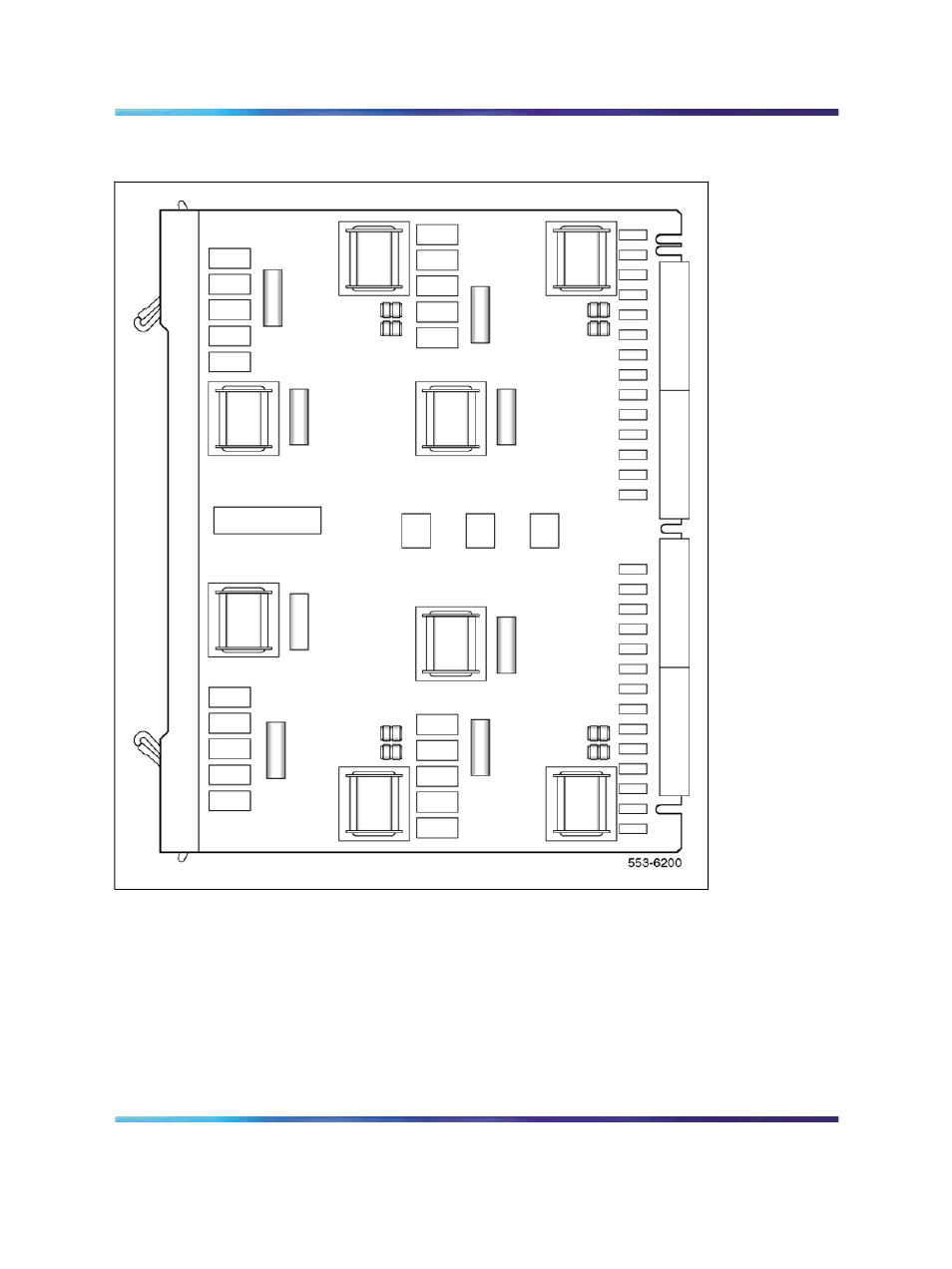 Figure 255 e and m trunk card - jumper locations, Figure 255 "e and m trunk card | Nortel Networks Circuit Card 311 User Manual | Page 786 / 1134