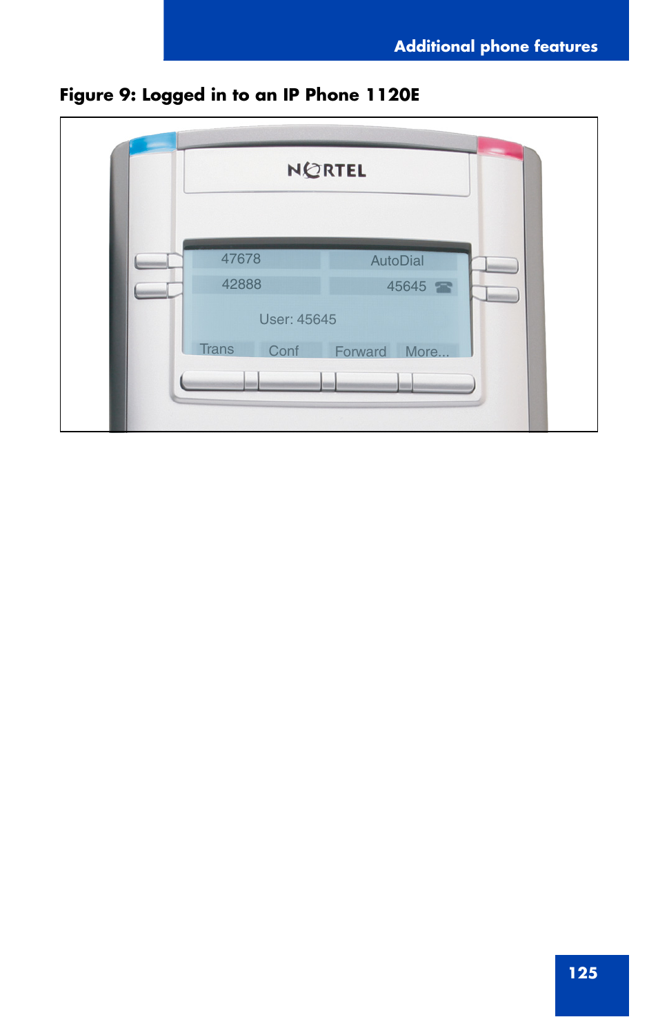 Nortel Networks 1120 User Manual | Page 125 / 160