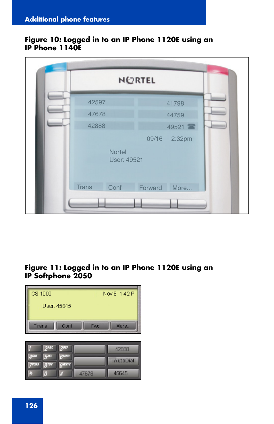Nortel Networks 1120 User Manual | Page 126 / 160