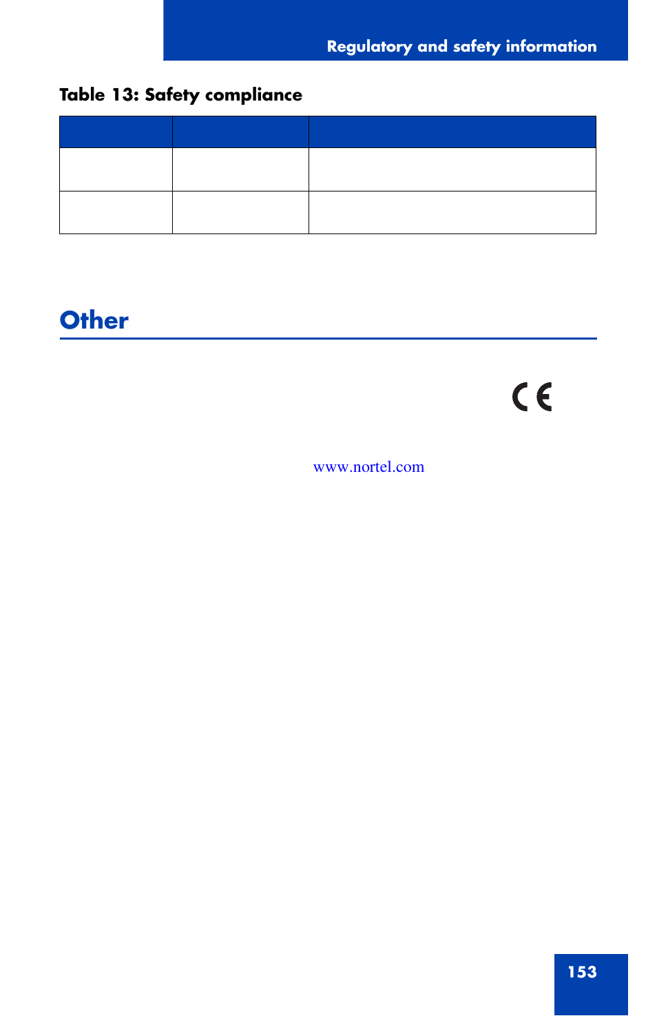 Other | Nortel Networks 1120 User Manual | Page 153 / 160