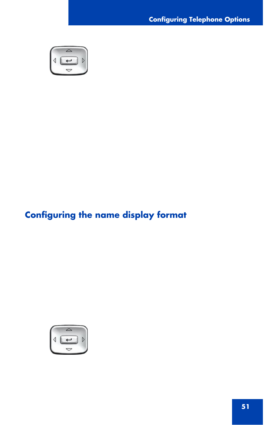 Configuring the name display format | Nortel Networks 1120 User Manual | Page 51 / 160