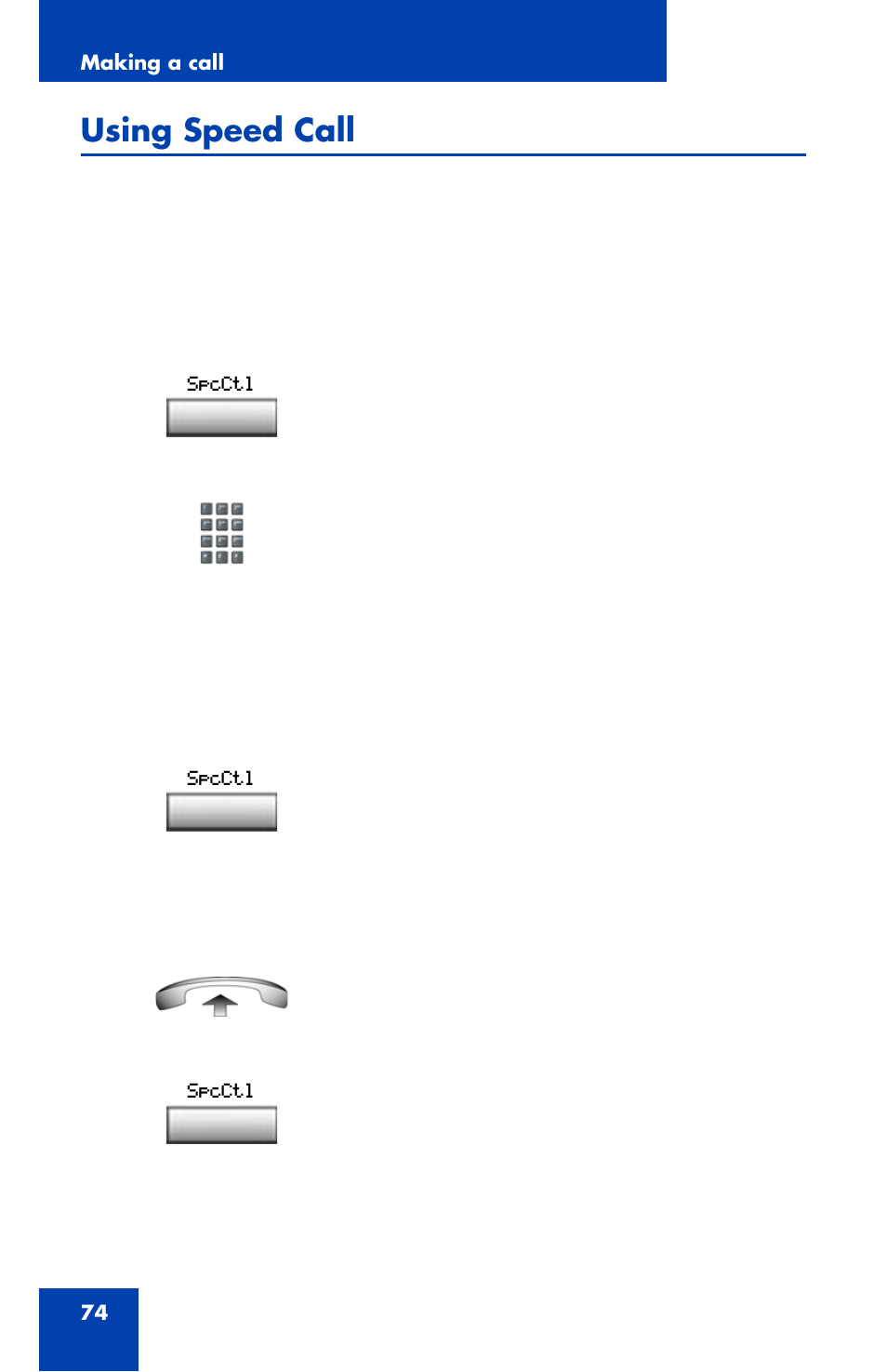 Using speed call | Nortel Networks 1120 User Manual | Page 74 / 160