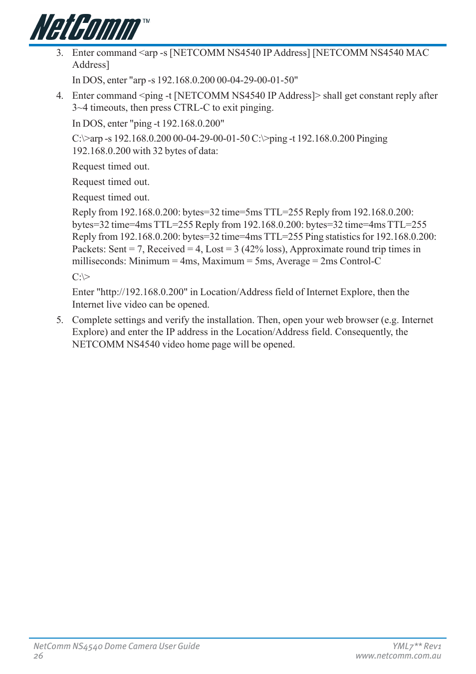 Nortel Networks NS4540 User Manual | Page 26 / 58