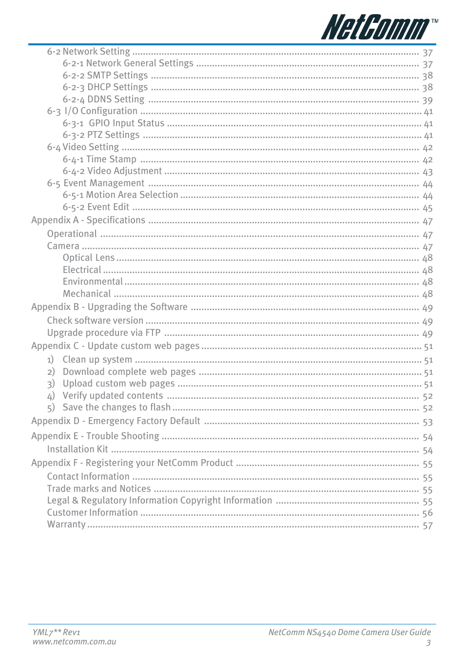 Nortel Networks NS4540 User Manual | Page 3 / 58