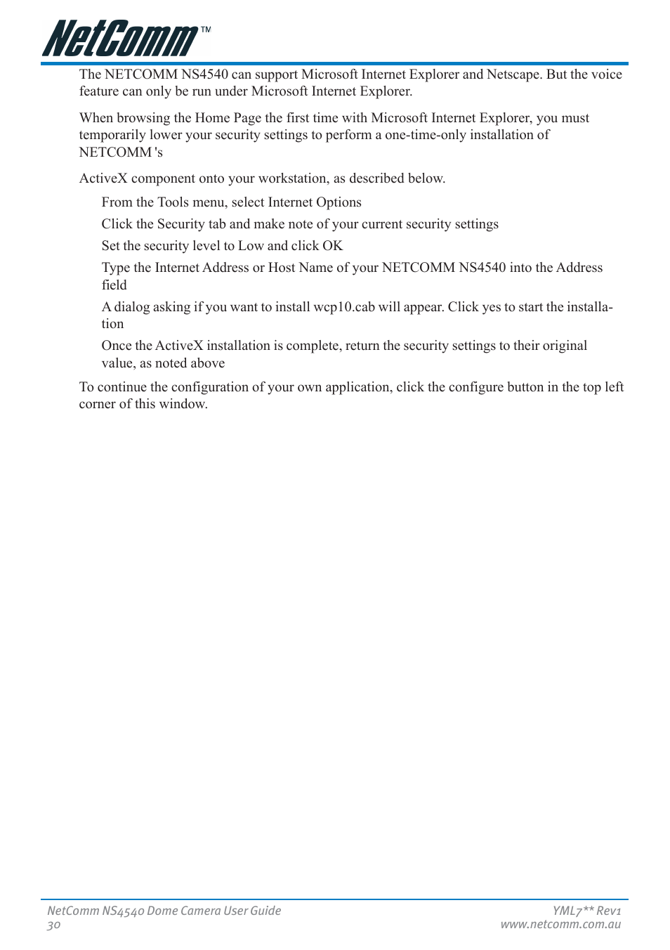 Nortel Networks NS4540 User Manual | Page 30 / 58