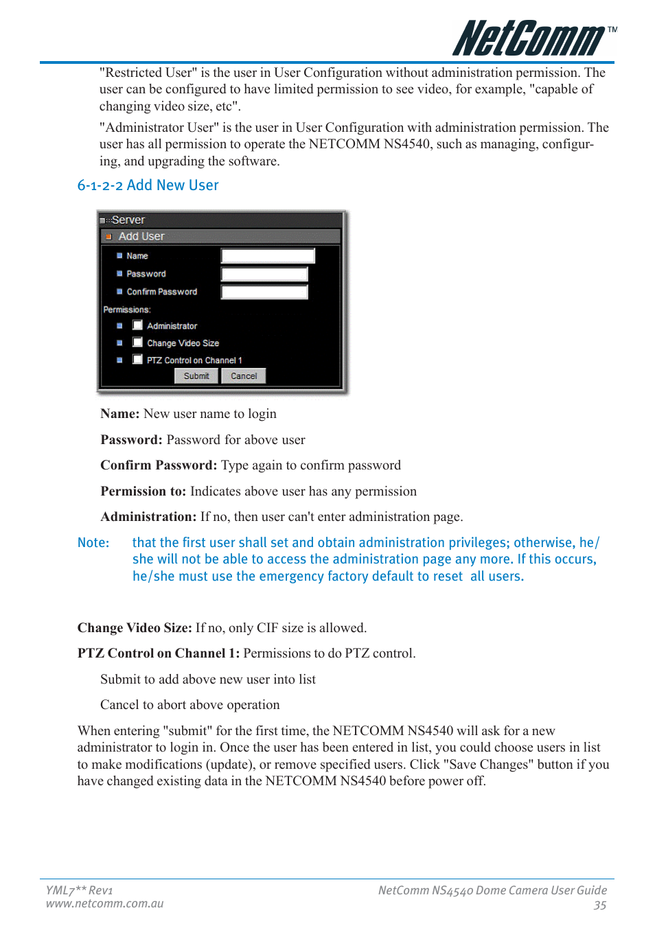 Nortel Networks NS4540 User Manual | Page 35 / 58