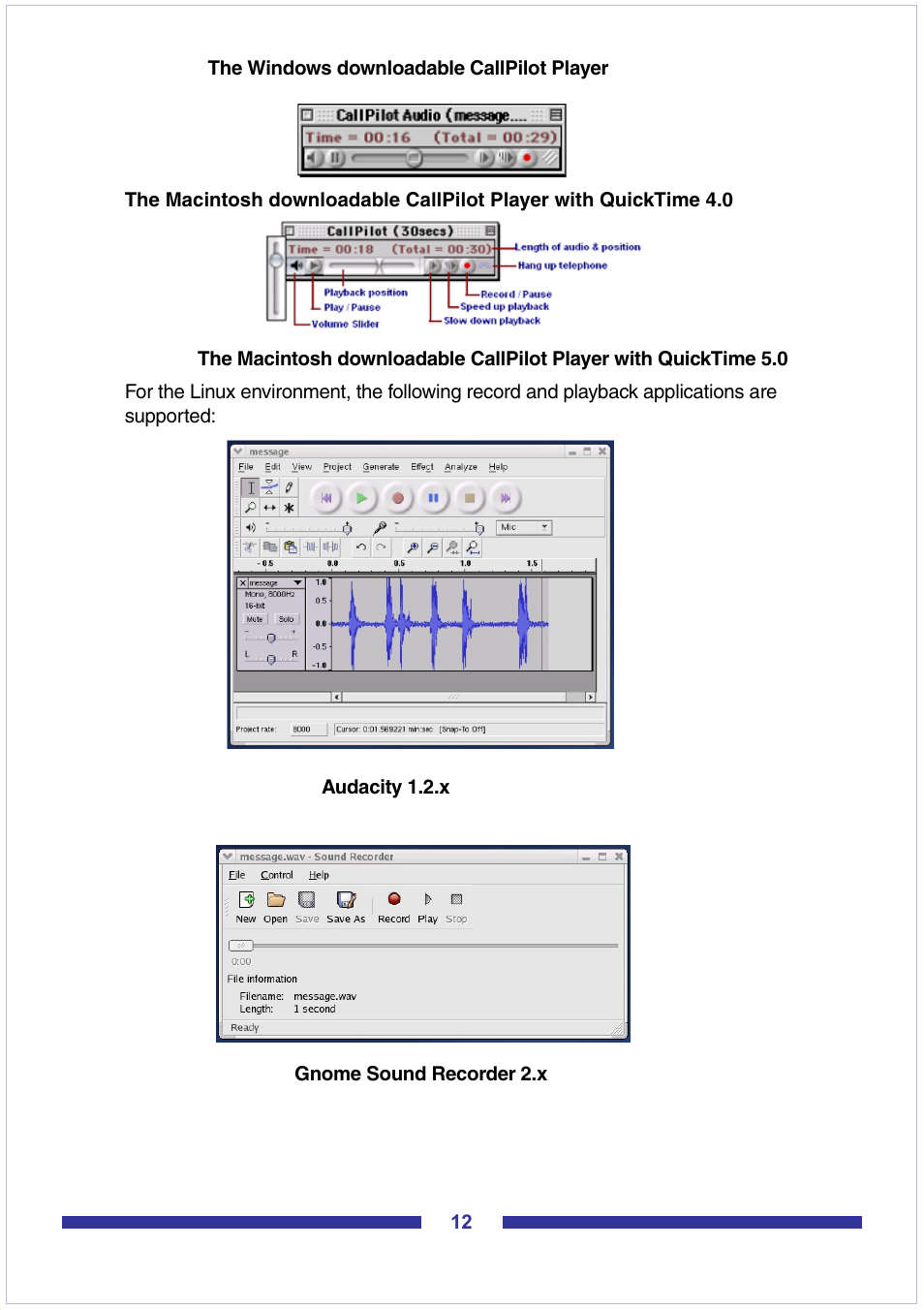 Nortel Networks CallPilot Desktop Messaging User Manual | Page 12 / 72