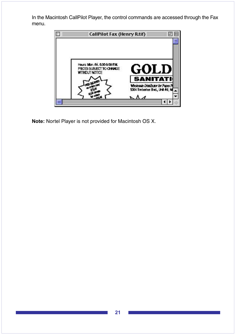 Nortel Networks CallPilot Desktop Messaging User Manual | Page 21 / 72