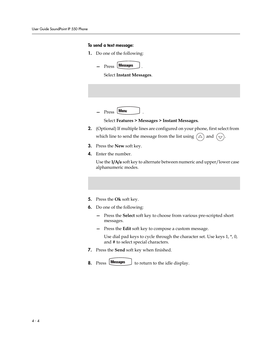 Nortel Networks SoundPoint IP 550 User Manual | Page 76 / 96