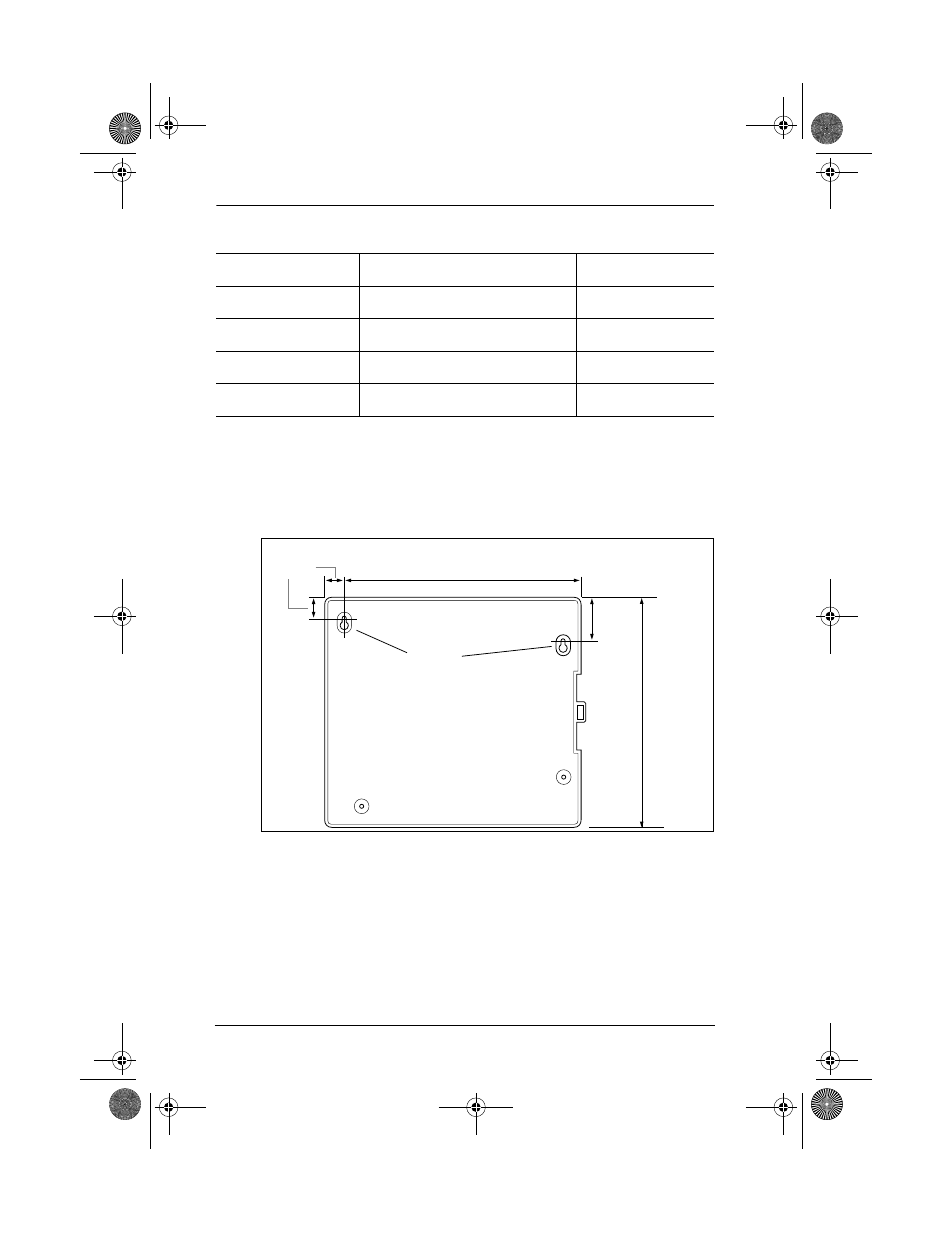 Mounting the rpi unit, Rpi mounting holes, Mounting the rpi unit 22 | Nortel Networks Companion MICS-XC User Manual | Page 28 / 138