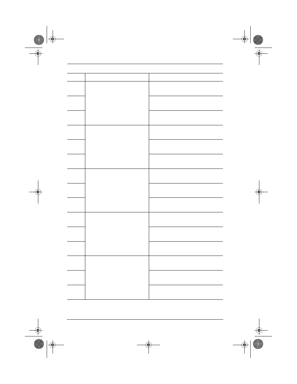 Rpi-8 bix wiring chart, 28 / installation, Pin rpi connector board label wire color | Nortel Networks Companion MICS-XC User Manual | Page 34 / 138