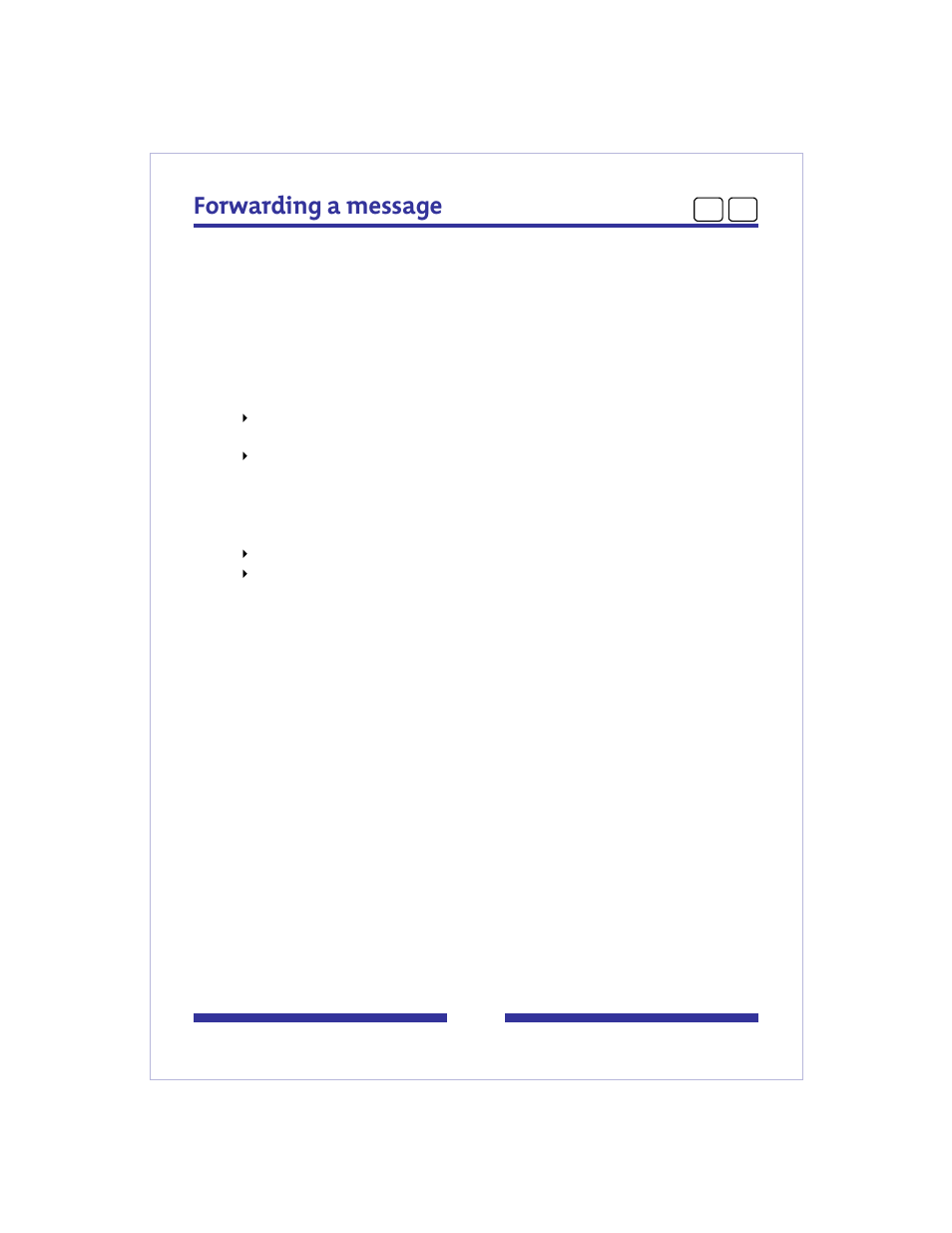 Forwarding a message | Nortel Networks jAZZ X-6000 User Manual | Page 14 / 28