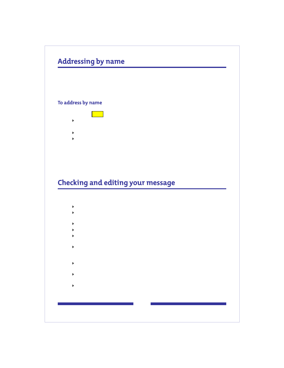 Addressing by name, Checking and editing your message | Nortel Networks jAZZ X-6000 User Manual | Page 17 / 28